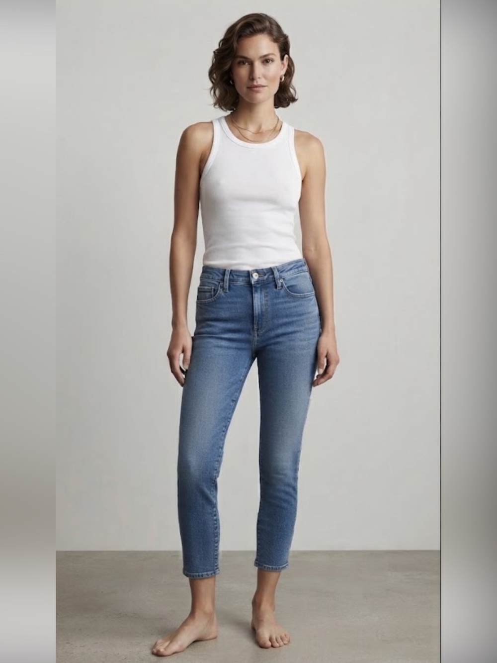 Vintage Calvin Klein blue ankle jeans